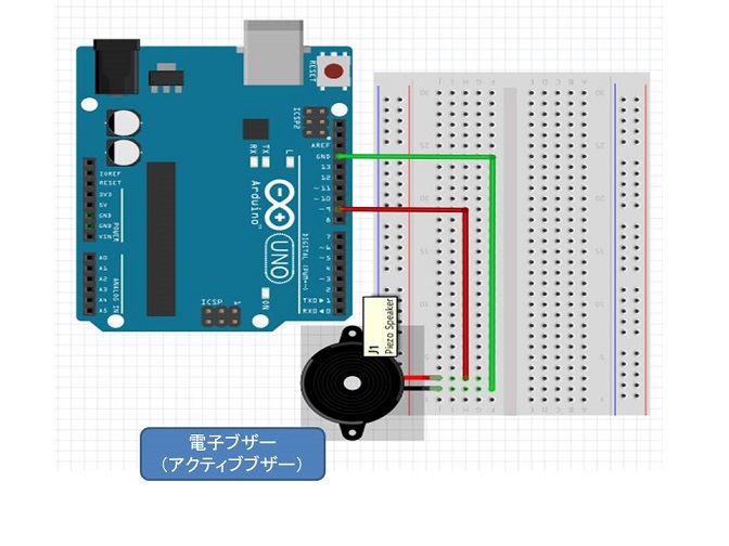 電子ブザーと圧電スピーカーを使ってみる(Arduino) | 篠ん爺のさんぽ道 (遊び心の旅)