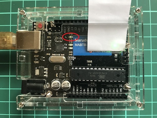 Arduino UNO 13番LED