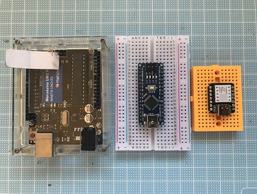 Arduino UNO、Arduino NANO との比較